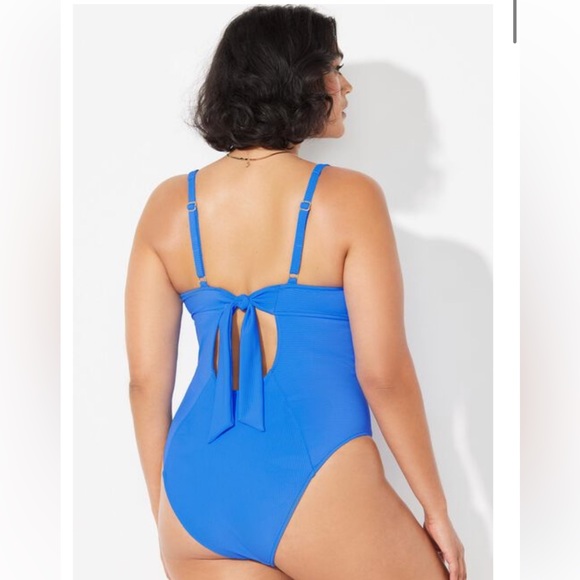 CLEARANCE Camille Kostek Electric Blue Iconic One Piece - Picture 3 of 6